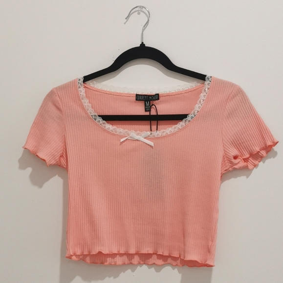 🌸 Coral Coquette top 🌸 - Picture 3 of 6